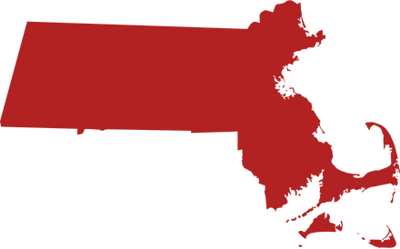 Massachusetts state graphic
